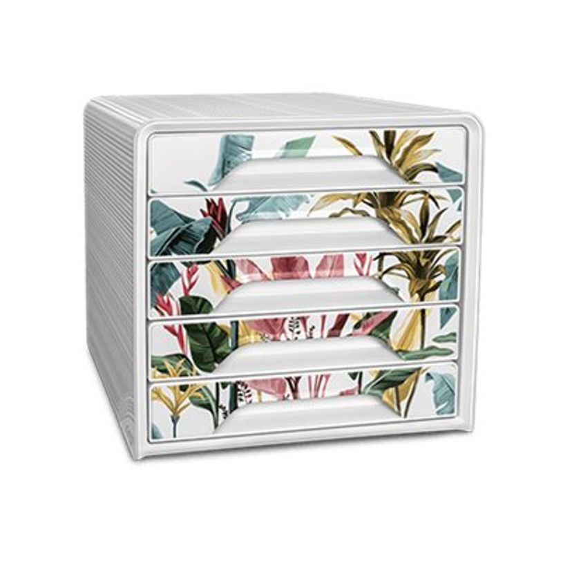 3462159018133-Nuance by CEP - Module de classement 5 tiroirs - blanc/tropical-P_405141580_1-0