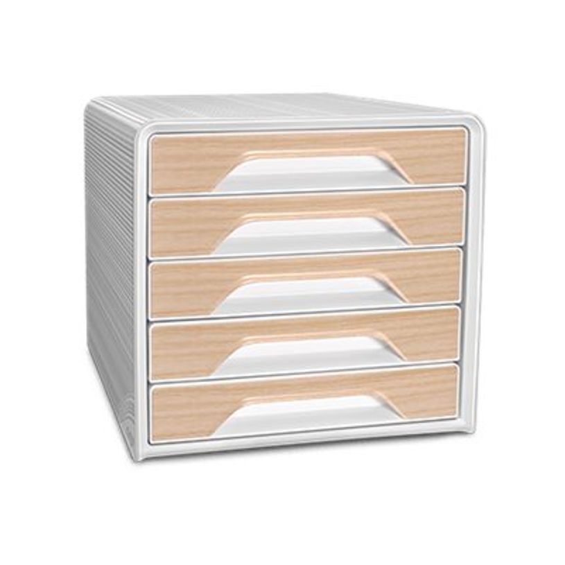 3462159017747-Nuance by CEP - Module de classement 5 tiroirs - blanc/hêtre-P_405141581_1-0