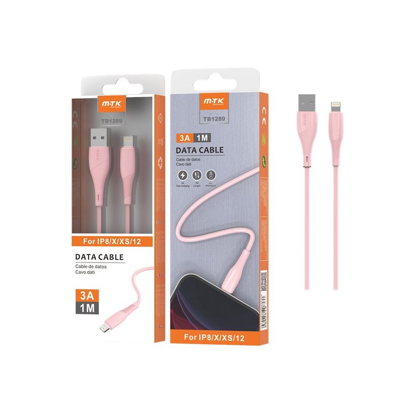 8435606754439-M.TK TB1289 - câble Lightning vers USB-A - 1 m - rose-P_405141619_1-0