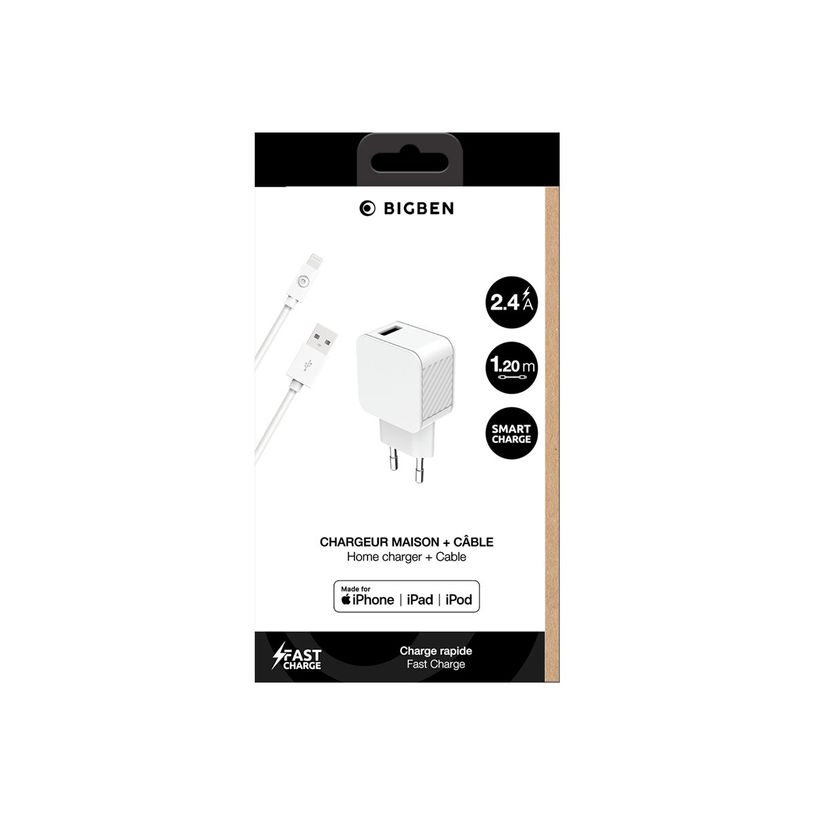 3571211495451-BigBen Connected - Chargeur secteur pour smartphone + câble USB A/Lightning - 1,2m - blan-P_405141689_1-1