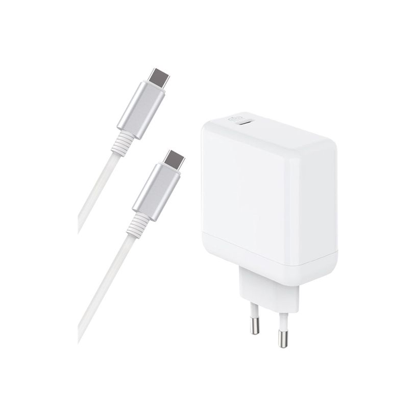 3571211492252-BIGBEN Connected - chargeur secteur pour smartphone - 65W - Power Delivry GaN + Cable USB -P_405141695_2-1
