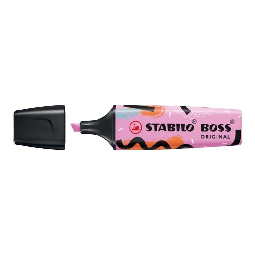 4006381590761-STABILO BOSS ORIGINAL by Ju Schnee - Surligneur - fuchsia givré-P_405141789_1-0