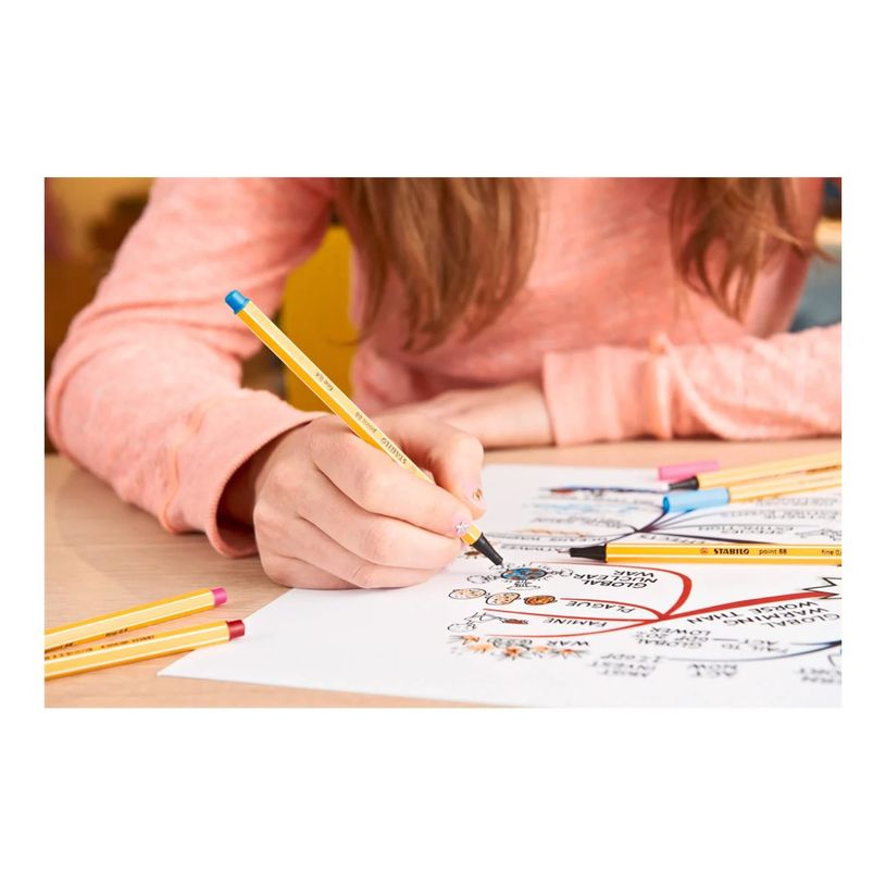 4006381594745-STABILO Point 88 Pastellove- 12 Feutres d'écriture - pointe 0,4 mm - couleurs assorties-P_405141795_5-3