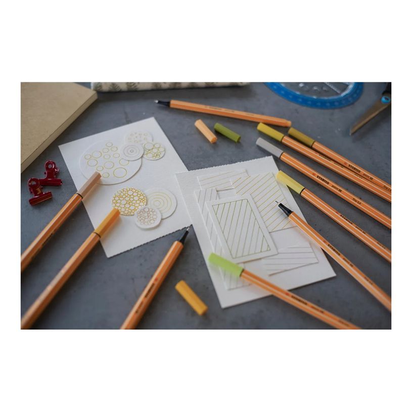 4006381594745-STABILO Point 88 Pastellove- 12 Feutres d'écriture - pointe 0,4 mm - couleurs assorties-P_405141795_9-7