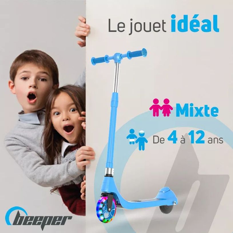 3661546403334-Trottinette Électrique Enfant Lite La Kiddy - bleu-P_405141824_2-1