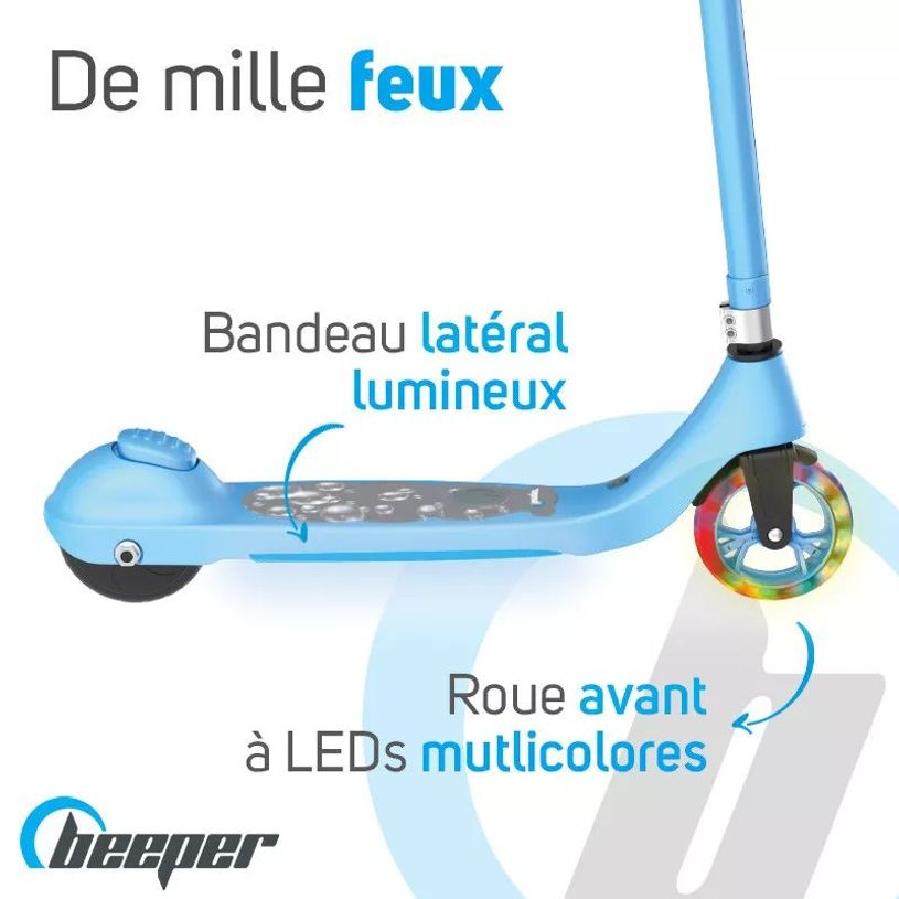 3661546403334-Trottinette Électrique Enfant Lite La Kiddy - bleu-P_405141824_4-3