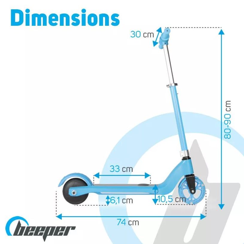3661546403334-Trottinette Électrique Enfant Lite La Kiddy - bleu-P_405141824_8-7