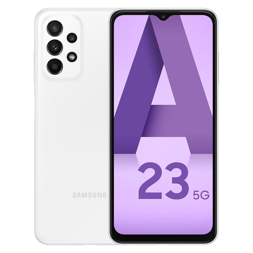 8806094534009-Samsung Galaxy A23 - Smartphone - 5G - 4/128 Go - blanc-P_405141859_2-0