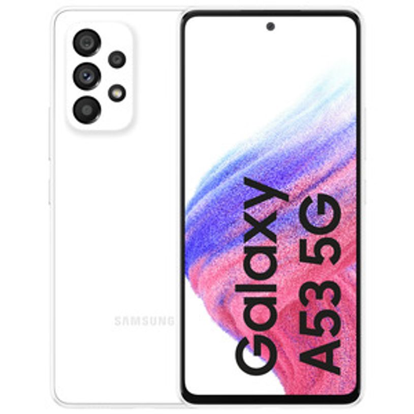 8806094095159-Samsung Galaxy A53 - Smartphone - 5G - 6/128 Go - blanc-P_405141866_1-0
