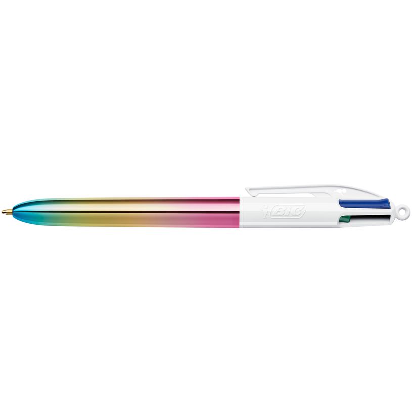 3086123714281-BIC 4 Couleurs gradient  corps métallique irisé_ Stylos-Bille Rétractables Pointe Moyen-P_405142025_1-0