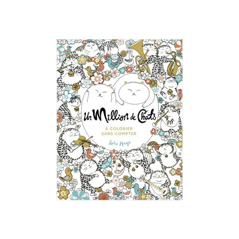 9782412077061-Cahier de coloriage pour adulte - Un million de chats - First Edition-P_405142143_1-0
