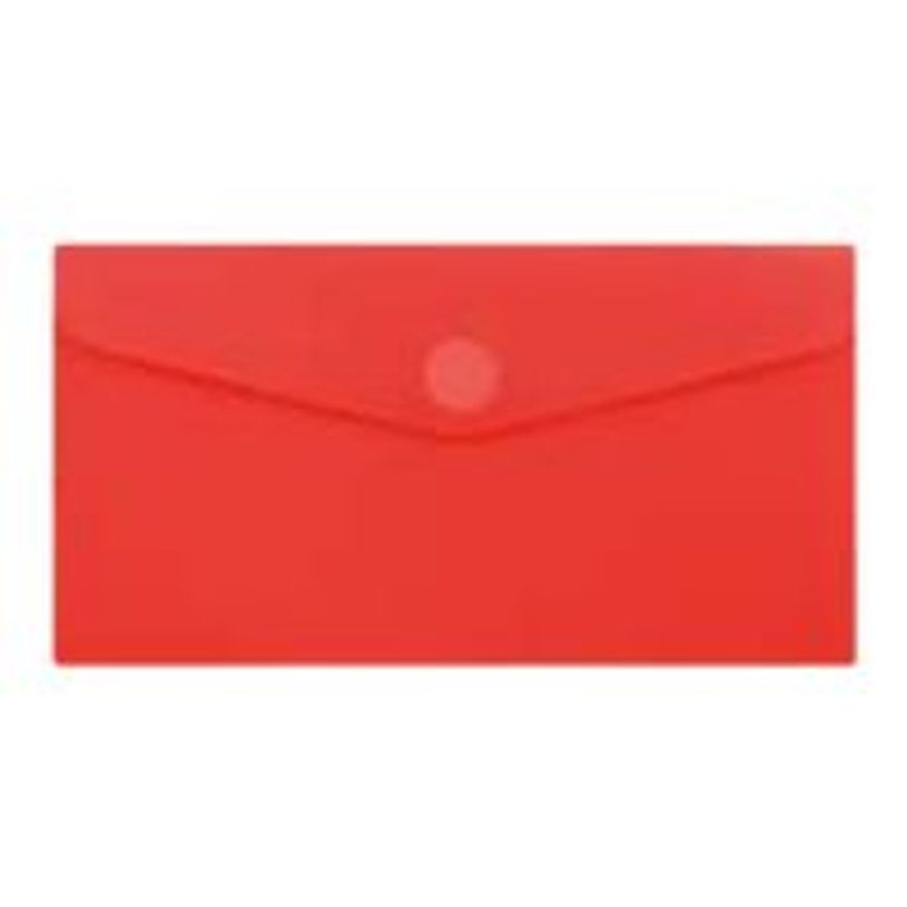 3701254713544-Wonday - Pochette polypro à scratch - 17,9 x 24,9 cm - Rouge semi-transparent-P_405142506_1-0