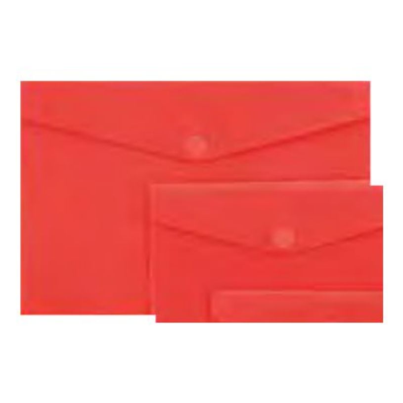 3701254713599-Wonday - Pochette polypro à scratch - 23,7 x 33,3 cm - Rouge semi-transparent-P_405142511_1-0