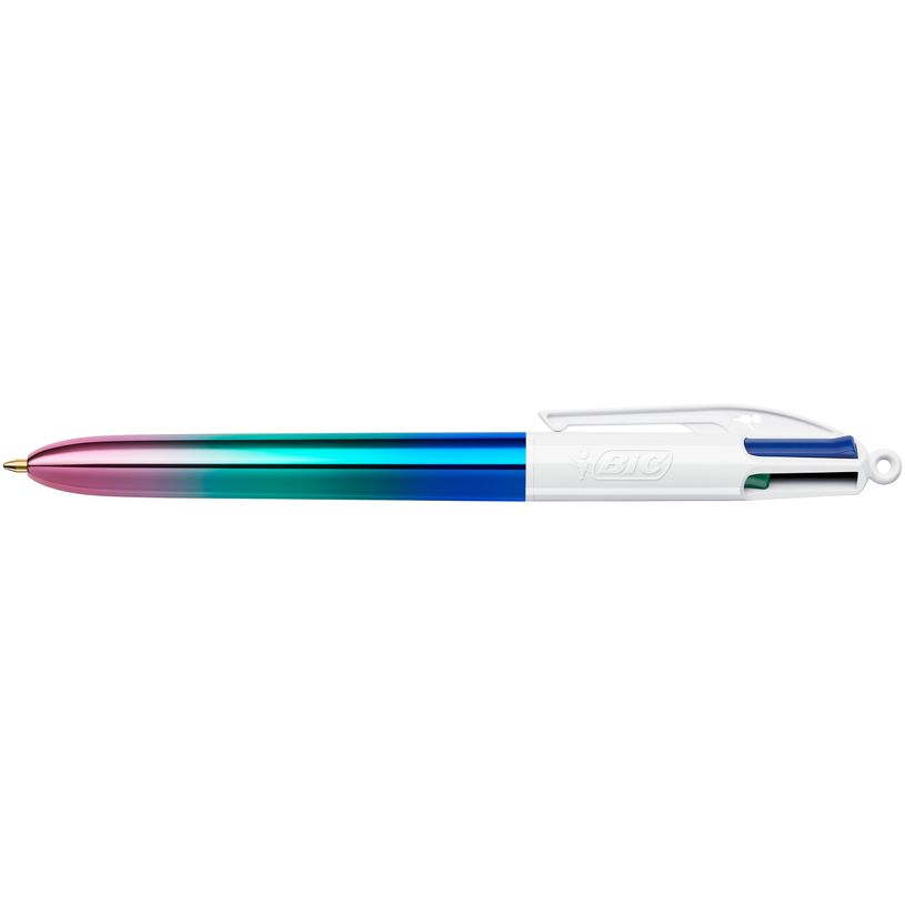 3086123713871-BIC 4 Couleurs Shine Gradient - Stylo à bille 4 couleurs - paon irisé-P_405142522_2-0