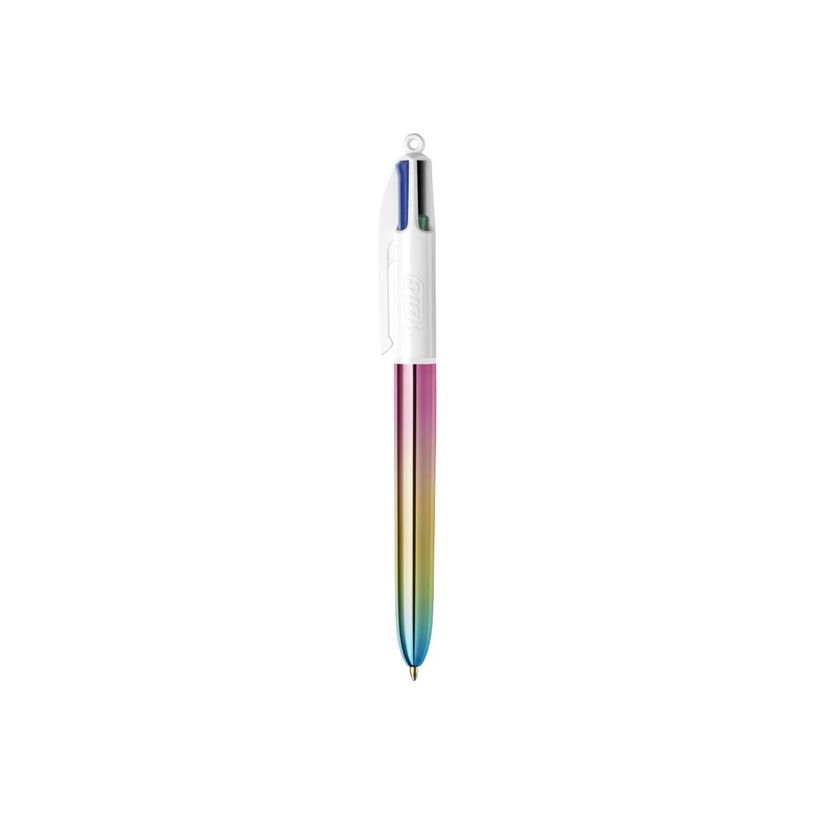 3086123713871-BIC 4 Couleurs Shine Gradient - Stylo à bille 4 couleurs - paon irisé-P_405142522_4-3
