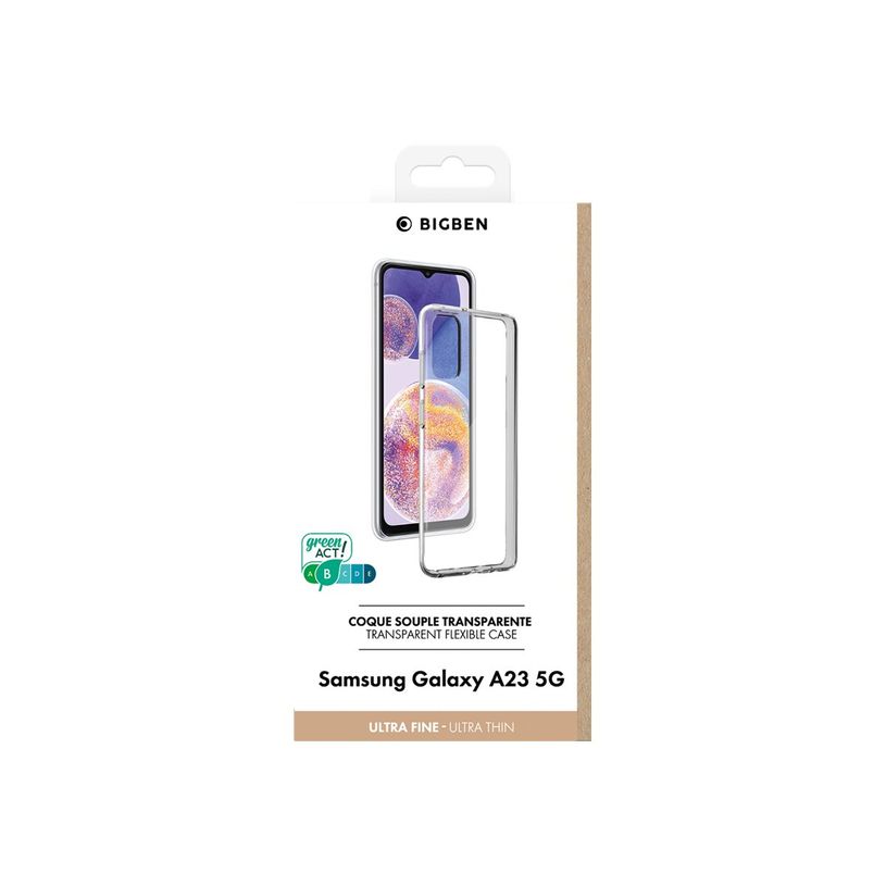 3571211488644-Bigben Connected Silisoft - coque de protection pour Samsung A23 5G - transparent-P_405142545_2-1
