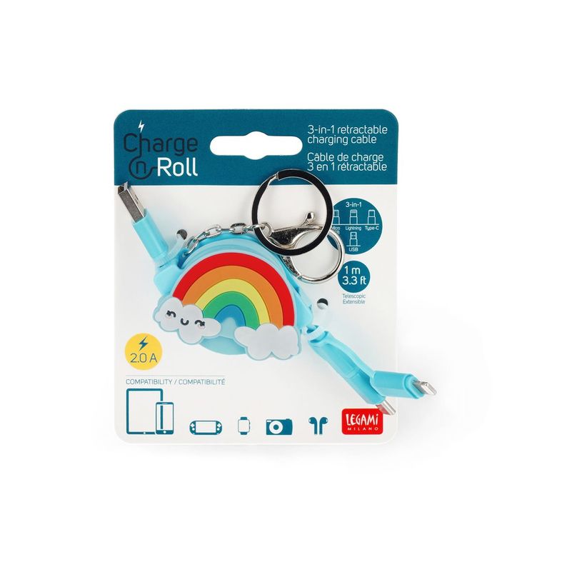 8053610784213-Legami Charge 'N Roll Rainbow - Câble de chargement / de données - 1 m-P_405142883_1-1
