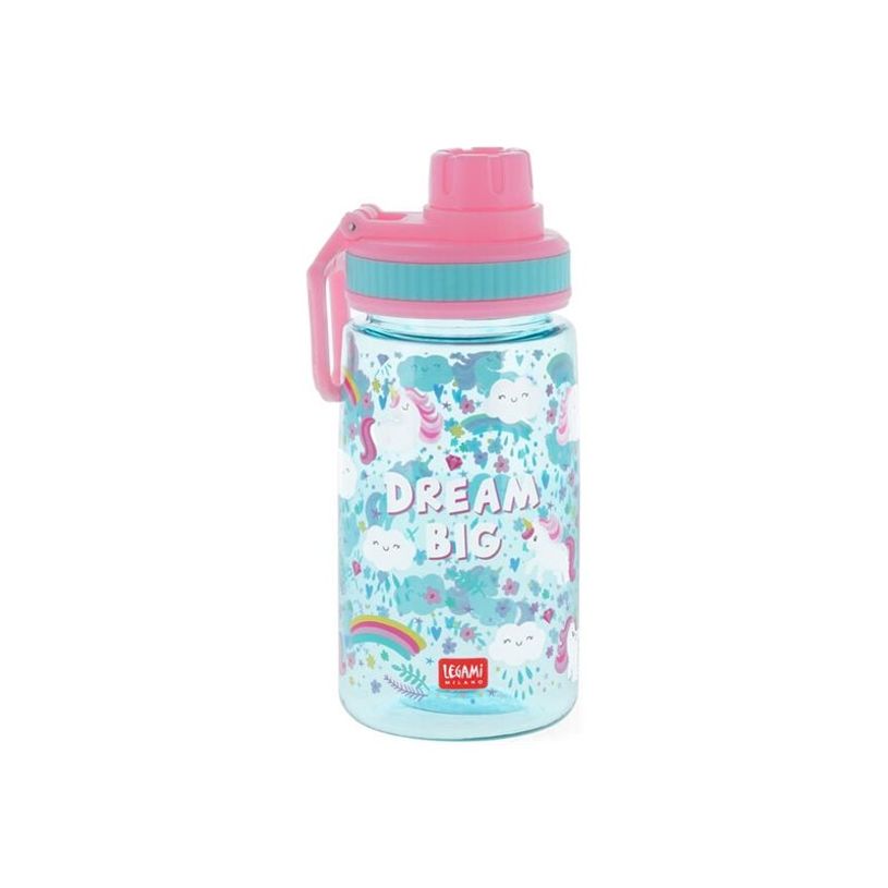 8053610785340-Legami Let's Drink! - Gourde bouteille d'eau - Unicorn - 0.4 L-P_405142904_1-0