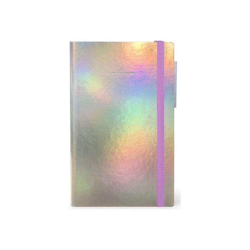 8053610786439-Legami Metallic Collection - Carnet de notes - 13 x 21 cm - ligné - 192 pages - holo fair-P_405142906_1-0