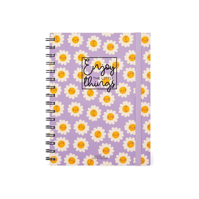 8053610786880-Legami - Carnet de notes 15,5 x 21 cm - 200 pages - marguerite-P_405142923_3-0