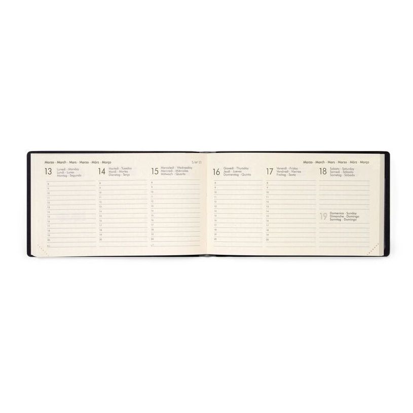 8053610789027-Agenda semainier - 1 semaine sur 2 pages - 14 x 8 cm - abricot - Legami Colours Collection-P_405142929_6-2