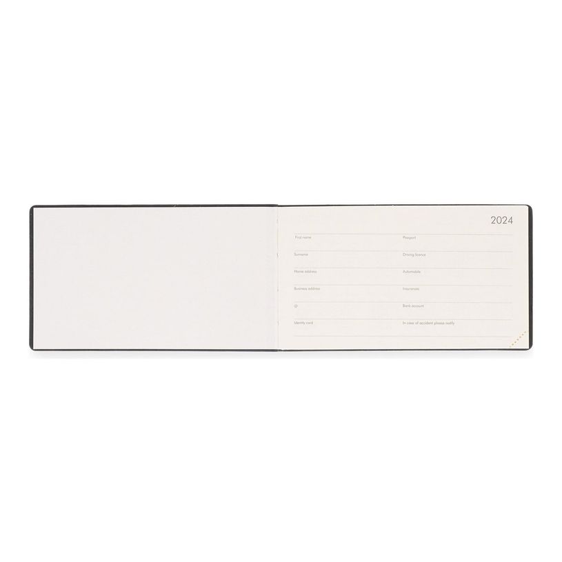 8053610789058-Agenda semainier - 1 semaine sur 2 pages - 14 x 8 cm - bleu cristal - Legami Colours Colle-P_405142932_1-2