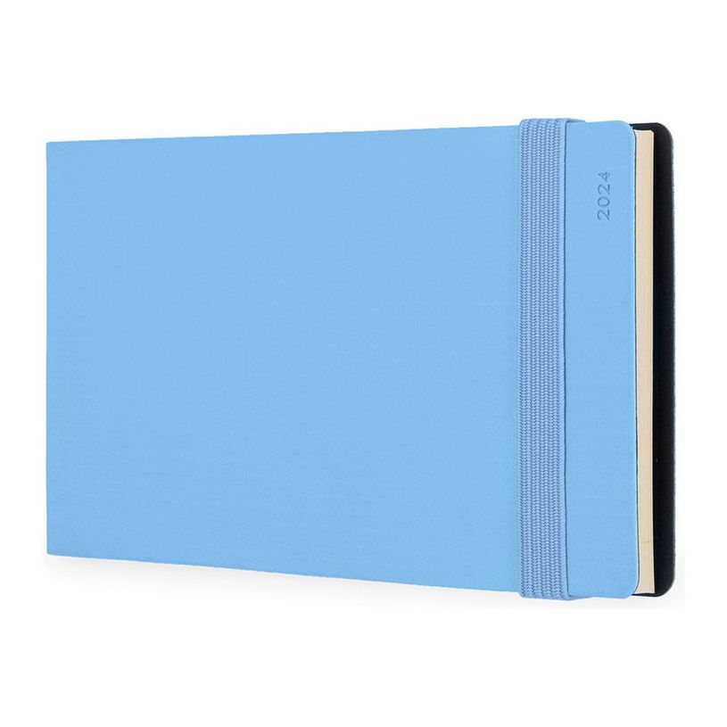 8053610789058-Agenda semainier - 1 semaine sur 2 pages - 14 x 8 cm - bleu cristal - Legami Colours Colle-P_405142932_5-1