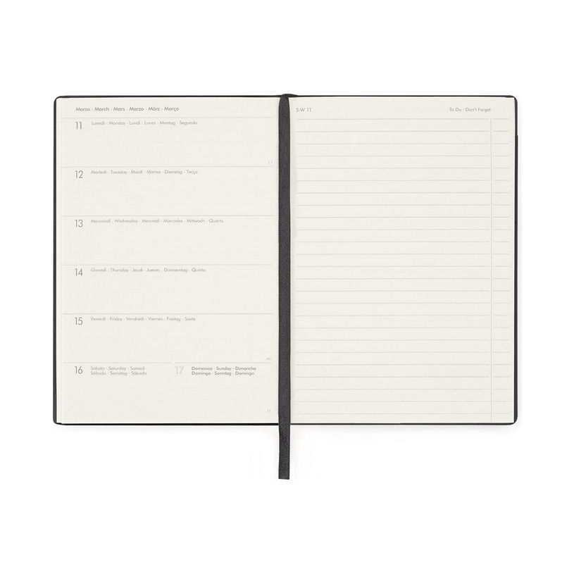 8053610789652-Agenda 1 semaine sur 2 pages - 15 x 18 cm - noir onyx - Legami Colours Collection-P_405142974_1-2