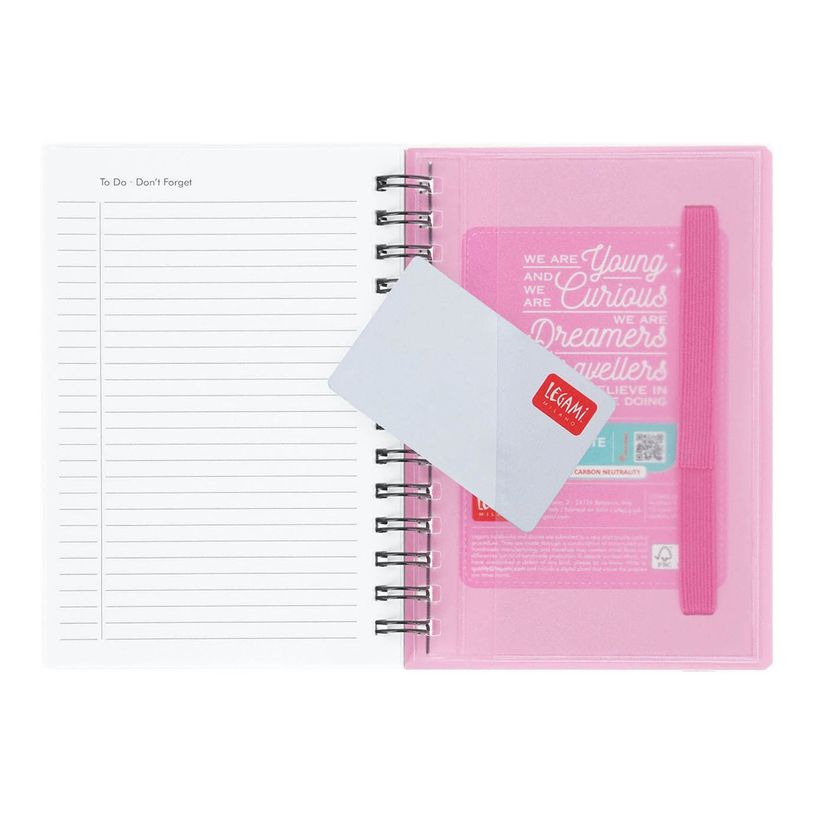 8051128757781-Agenda à spirale 1 semaine sur 2 pages - 8,5 x 13 cm - magique - Legami-P_405142998_1-2