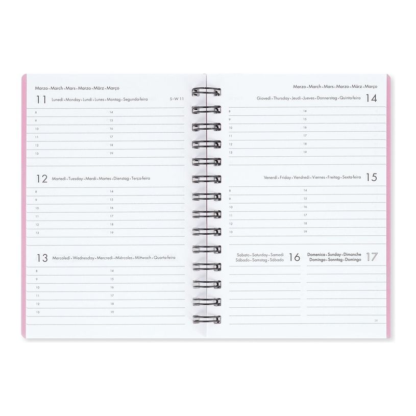 8051128757781-Agenda à spirale 1 semaine sur 2 pages - 8,5 x 13 cm - magique - Legami-P_405142998_3-4