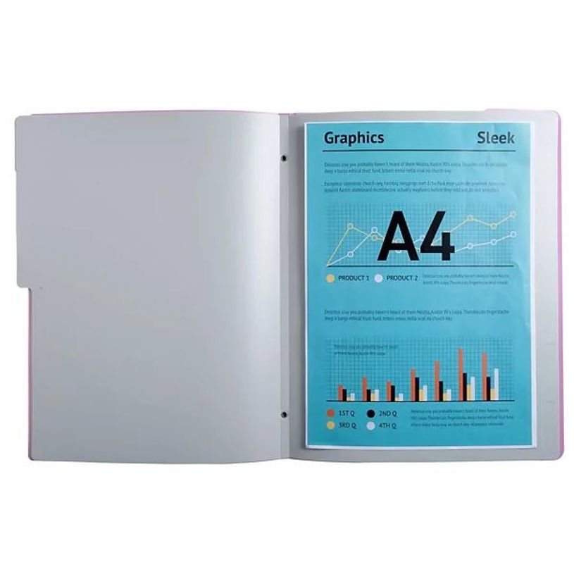 3130630568902-Exacompta Ellipse - Trieurs 6 compartiments à 3 rabats - A4 - Pour 180 feuilles - Timbre en or rose - gris, vert cé--1