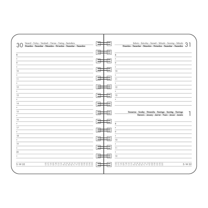 8051128757897-Agenda à spirale 1 jour par page - 8,5 x 13 cm - fleurs - Legami-P_405143009_1-1