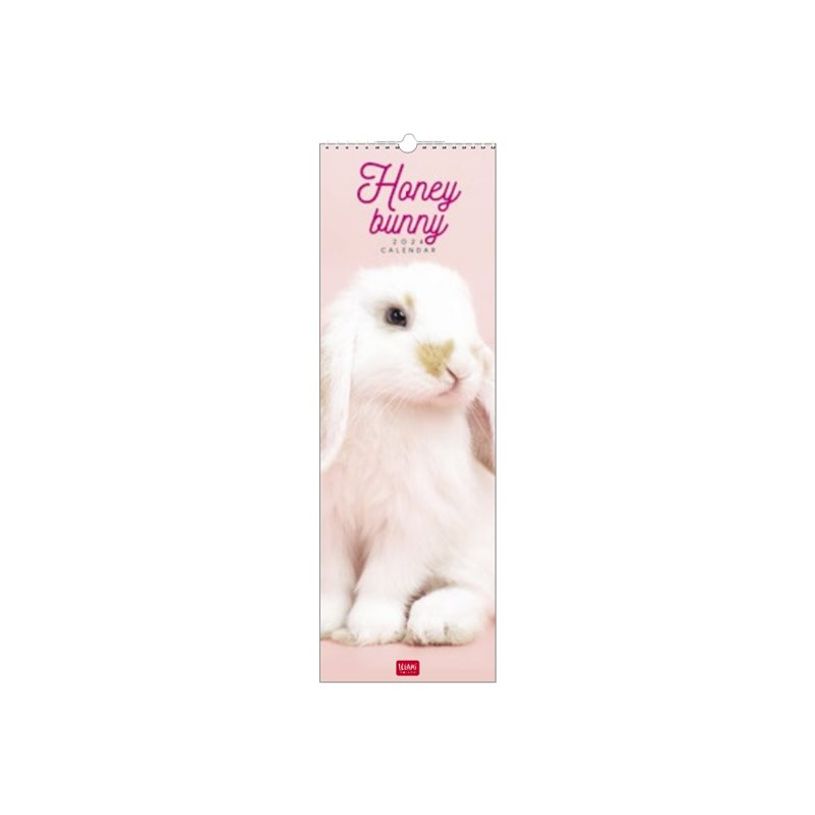 8051128759396-Legami - Calendrier mensuel 2024 - 16 x 49 cm - honey bunny-P_405143092_1-0