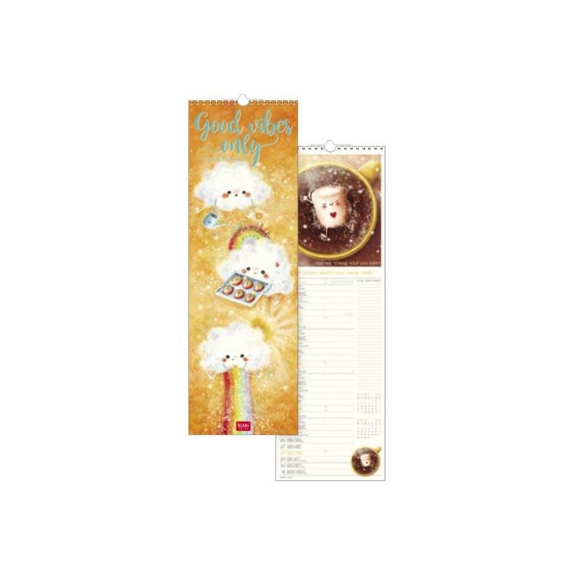 8051128759679-Legami - Calendrier mensuel 2024 - 16 x 49 cm - good vibes only-P_405143120_2-0