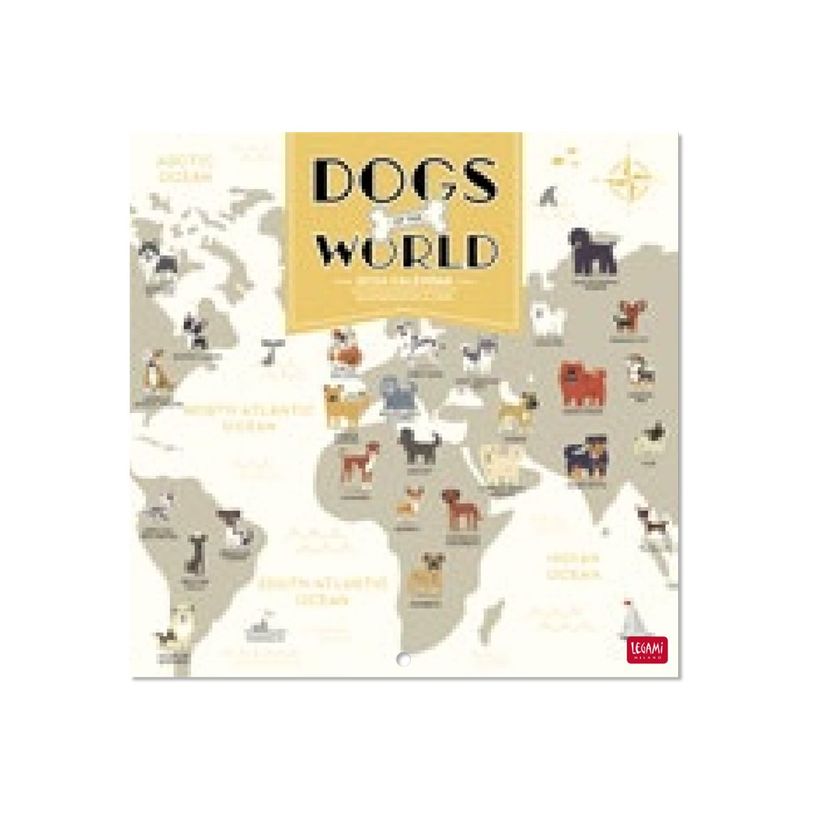 8052694000073-Legami - Calendrier mensuel 2024 - 18 x 18 cm - chiens du monde -P_405143160_2-0
