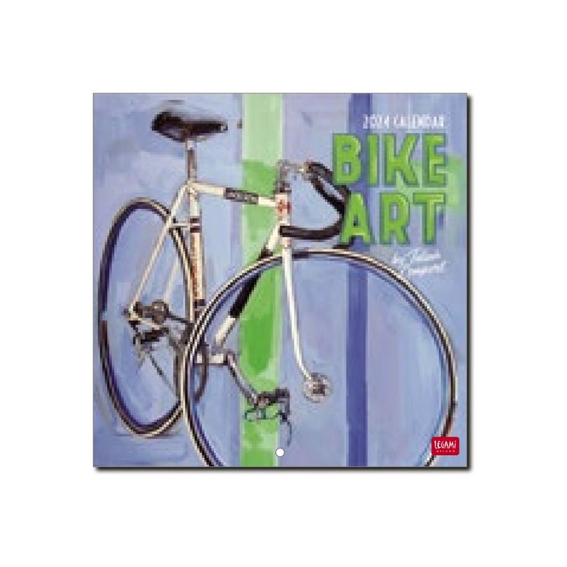 8052694000189-Legami - Calendrier mensuel 2024 - 18 x 18 cm - art du vélo -P_405143171_2-0