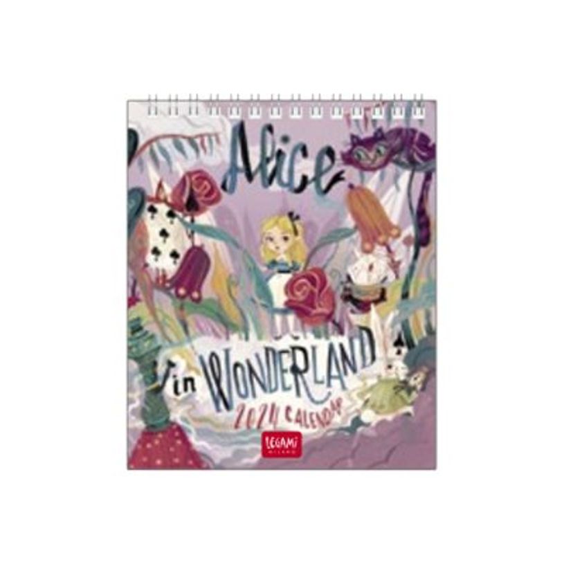 8052694000431-Legami Special Edition - Calendrier 2024 - 12 x 14,5 cm - Alice au Pays des merveilles-P_405143195_1-0