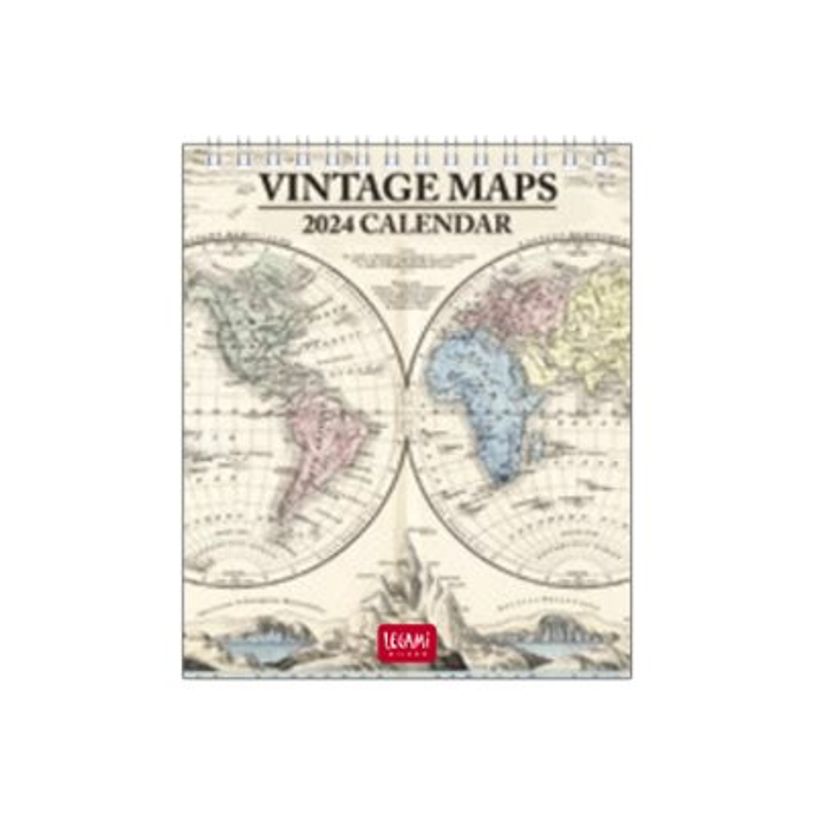 8052694000486-Legami Special Edition - Calendrier 2024 - 12 x 14,5 cm - cartes anciennes-P_405143200_1-0