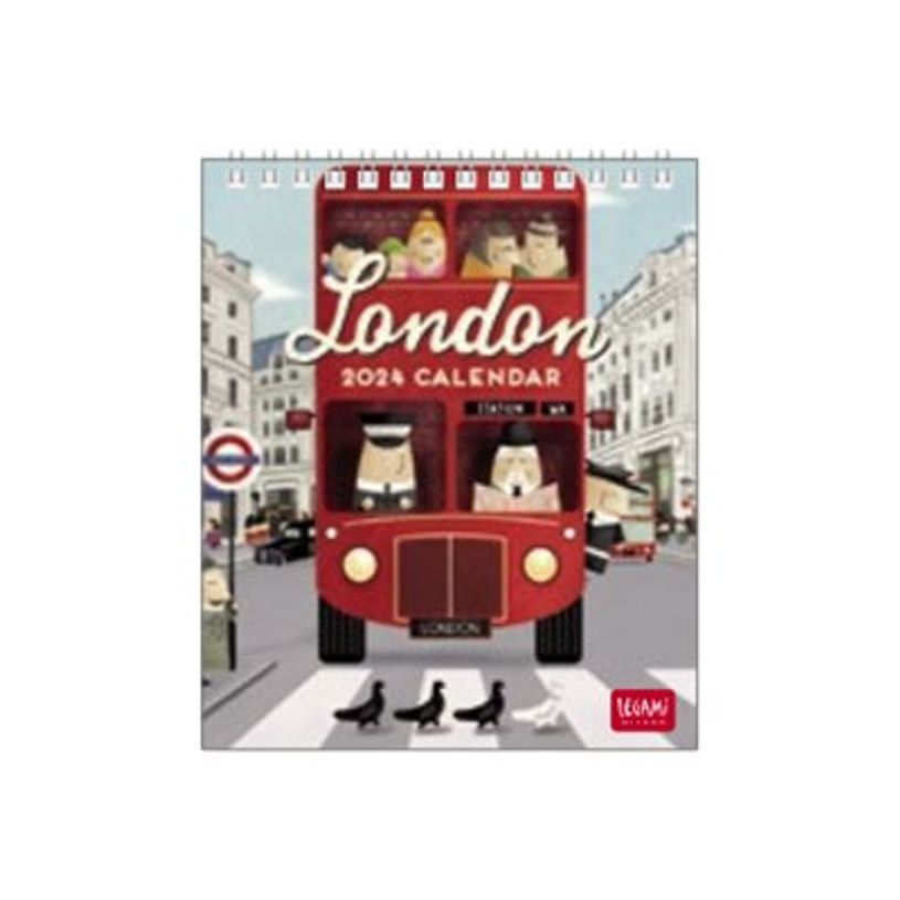 8052694000509-Legami Special Edition - Calendrier 2024 - 12 x 14,5 cm - Londres-P_405143202_3-0
