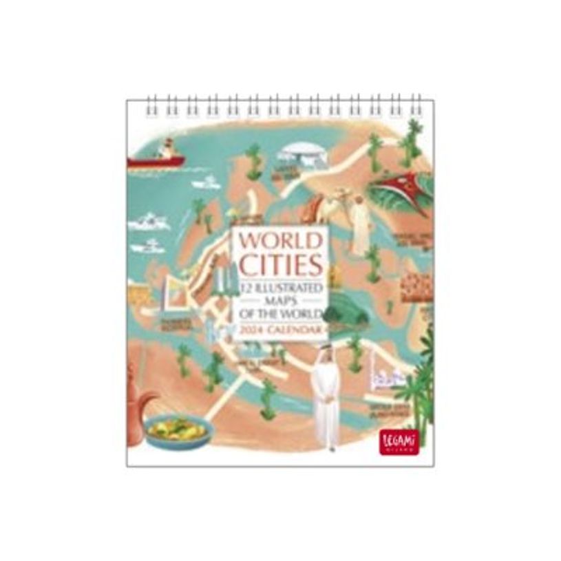 8052694000516-Legami Special Edition - Calendrier 2024 - 12 x 14,5 cm - villes du monde-P_405143203_1-0