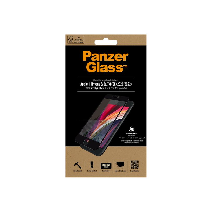 5711724026799-PanzerGlass Case Friendly - Verre trempé pour iPhone 6/6S/7/8/SE 2020-P_405143204_1-5