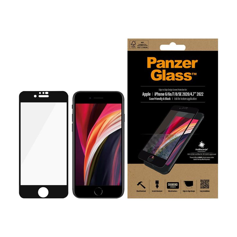 5711724026799-PanzerGlass Case Friendly - Verre trempé pour iPhone 6/6S/7/8/SE 2020-P_405143204_6-3