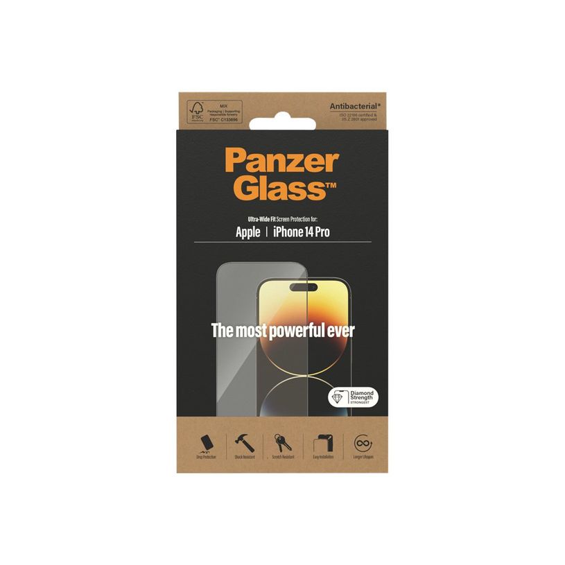 5711724027727-PanzerGlass - verre trempé pour iPhone 14 Pro-P_405143209_1-5