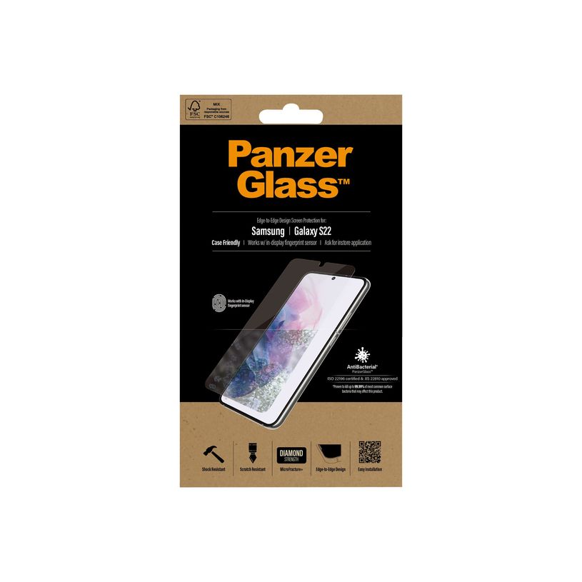 5711724072932-PanzerGlass - verre trempé pour Samsung S22-P_405143213_3-8