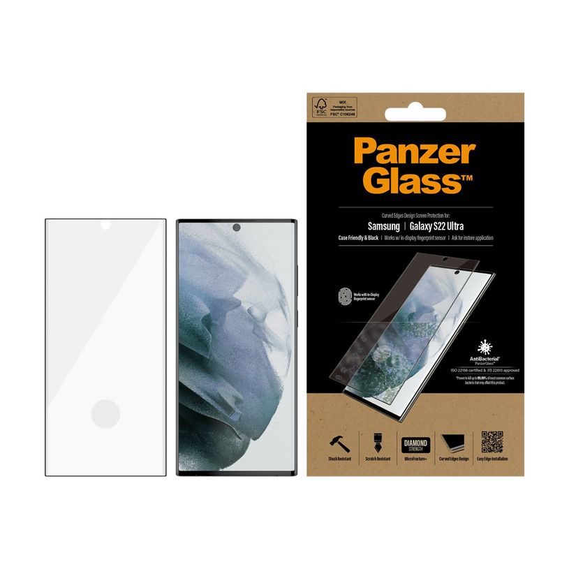 5711724072956-PanzerGlass - verre trempé pour Samsung S22 Ultra-P_405143215_9-5