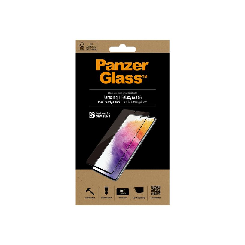 5711724073083-PanzerGlass - Verre trempé pour Samsung A73-P_405143216_2-7