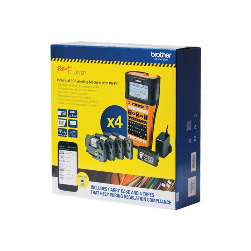 4977766750929-Brother P-Touch PT-E550WSP -  imprimante d'étiquettes monochrome - impression par transfe-P_405143391_3-2