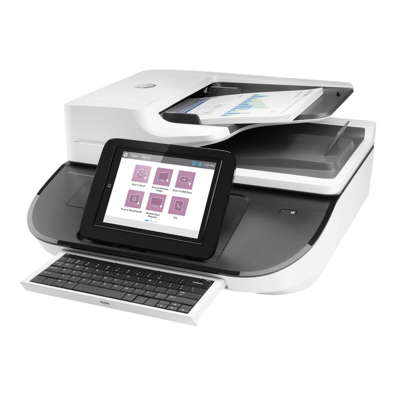 0190781643678-HP Digital Sender Flow 8500fn2 - scanner de documents - 600 dpi x 600 dpi - USB 2.0, Gigab-P_405143590_3-0