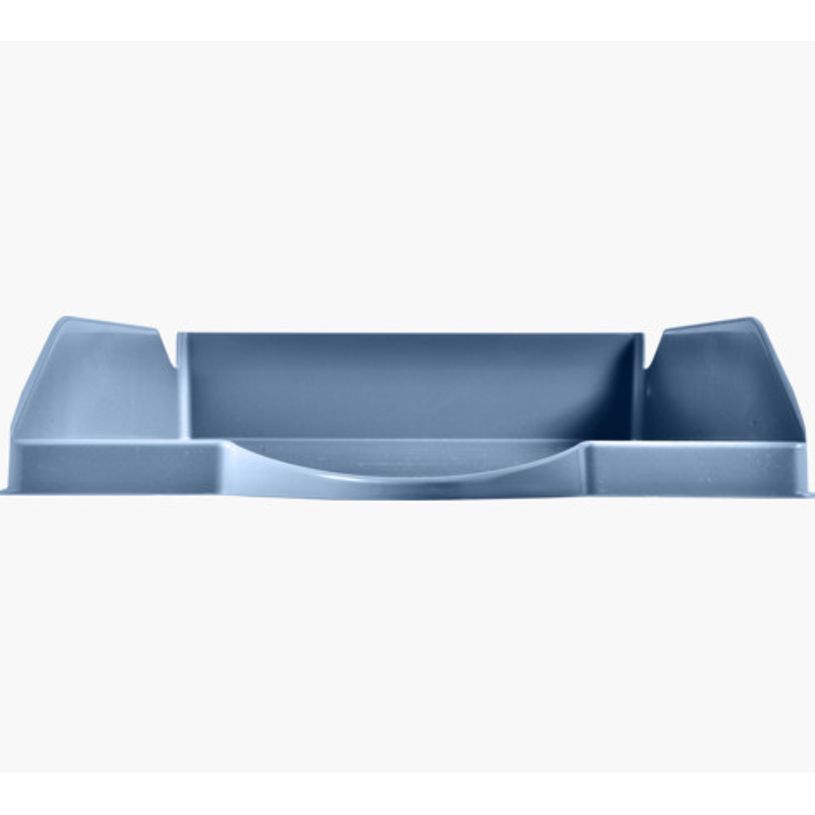 9002490123048-Exacompta Ecotray - Corbeille à courrier BeeBlue - pour format A4+ - bleu clair-P_405143751_1-0
