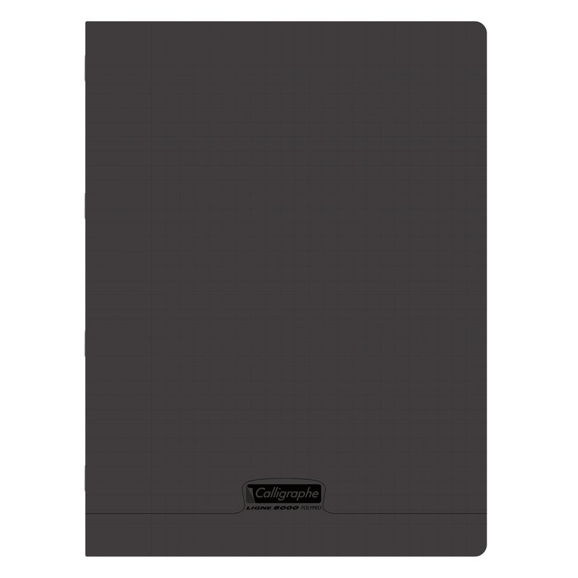 3210330184104-Calligraphe 8000 - Cahier polypro 24 x 32 cm - 96 pages - grands carreaux (Seyes) - noir-P_405143755_1-0